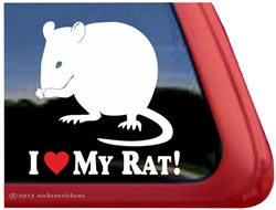 Rat Window Decal