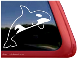 Orca Whale Window Decal