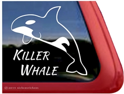 Orca Whale Window Decal