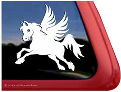 Pegasus Pony Winged Horse Equine Car Truck RV Window Decal Sticker