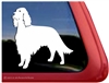 Custom  Irish Setter Dog Car Truck RV Window Decal Sticker