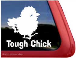 Chick Car Truck RV Trailer Window Decal Sticker