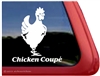 Hen Car Truck RV Trailer Window Decal Sticker