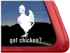 Hen Car Truck RV Trailer Window Decal Sticker