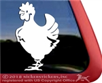 Custom Hen Car Truck RV Trailer Window Decal Sticker