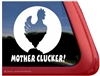 Hen Car Truck RV Trailer Window Decal Sticker