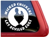 Hen Car Truck RV Trailer Window Decal Sticker