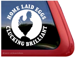 Hen Car Truck RV Trailer Window Decal Sticker