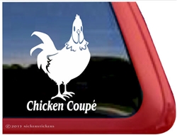 Rooster Car Truck RV Trailer Window Decal Sticker