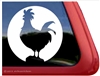 Custom Rooster Car Truck RV Trailer Window Decal Sticker