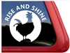 Rooster Car Truck RV Trailer Window Decal Sticker