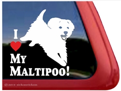 Maltipoo Window Decal