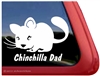 Chinchilla Window Decal