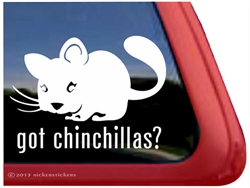 Chinchilla Window Decal