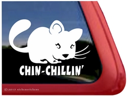 Chinchilla Window Decal