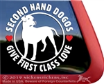 Dogo Dog Dogo Argentino Dog Car Truck RV Window Decal Sticker