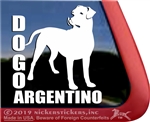 Dogo Argentino Dog Car Truck RV Window Decal Sticker