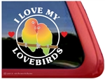Lovebirds Window Decal