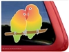 Custom Lovebirds Bird Car Truck RV Window Decal Sticker