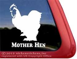 Cochin Chicken Car Truck RV Trailer Window Decal Sticker