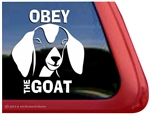 Nubian Goat Window Decal