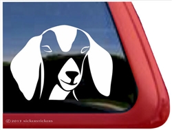 Custom Nubian Goat Car Truck RV Trailer Window Decal Sticker