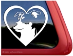 Rat Terrier Love Dog Car Truck RV Window Decal Sticker