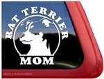 Rat Terrier Dad Mom Car Truck RV Window Decal Sticker