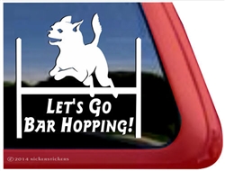 Chihuahua Agility Dog Car Truck RV Window Decal Sticker