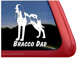 Bracco Italiano Italian Bird Dog Car Truck RV Window Decal Sticker