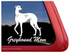 Greyhound Mom Dog iPad Car Truck RV Window Decal Sticker