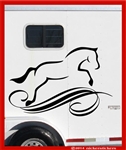 Custom Hunter Jumper Horse Trailer RV Truck Car Window Decal Sticker