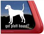 Got Plott Hound Dog Car Truck RV Window Decal Sticker