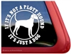 Plott Hound Dog Car Truck RV Window Decal Sticker