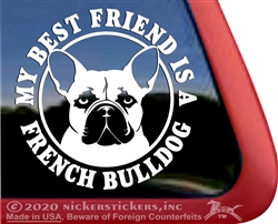 One Dog Shy of Being a Crazy Dog Lady French Bulldog Window Decal