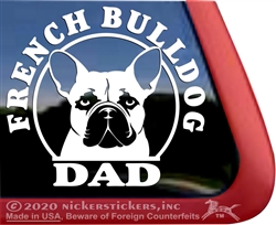 French Bulldog Window Decal