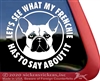 French Bulldog Window Decal