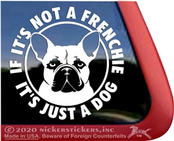 French Bulldog Window Decal