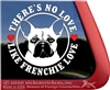 French Bulldog Window Decal