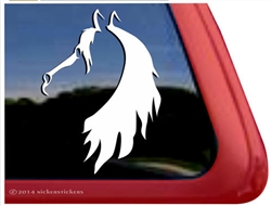 Custom Horse Head Trailer Car Truck RV Window Decal Sticker