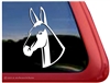 Custom Mule Horse Head Car Truck RV Window iPad Trailer Decal Sticker