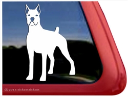 Custom Boxer Dog Decal Sticker Car Auto Window iPad