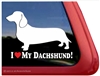 Dachshund Window Decal