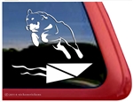 Custom Rottweiler Dock Dog Window Decal