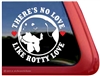 Love Rottweiler Head Dog Window Car Truck RV Decal Sticker