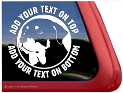 Custom Rottweiler Vinyl Dog Car Truck RV Window Decal Sticker