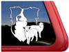 Custom Border Collie Dog and Sheep Car Truck RV Window Decal Sticker