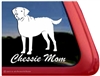 Chessie Mom Chesapeake Bay Retriever Dog iPad Car Truck RV Window Decal Sticker