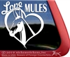 Cowgirl Up Mule Equestrian Car Truck RV Trailer Window Decal