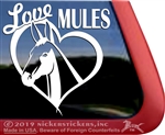 Cowgirl Up Mule Equestrian Car Truck RV Trailer Window Decal